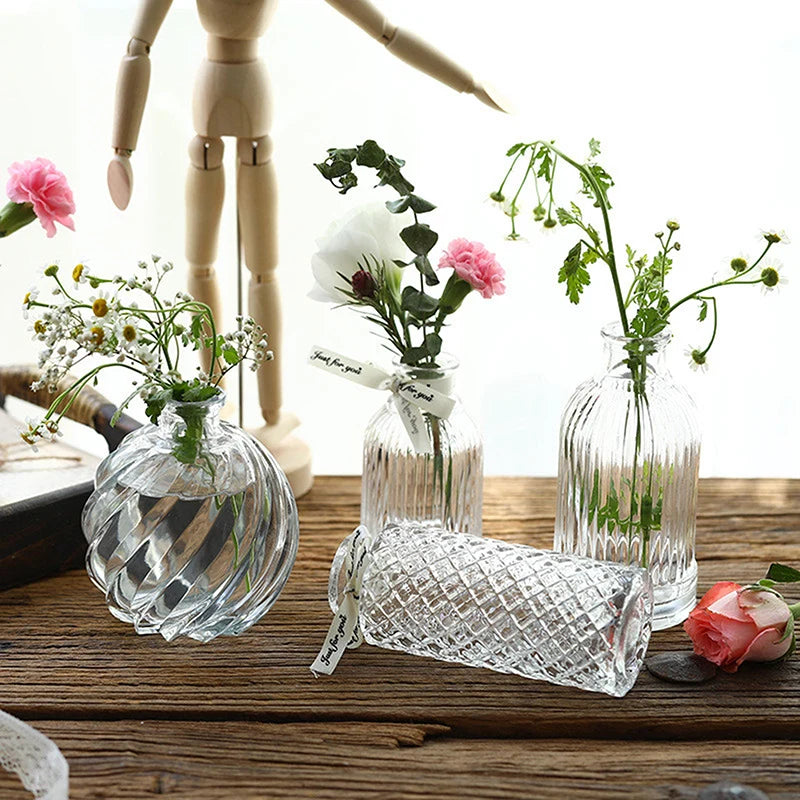 Nordic Plant Vase Wedding Decor Centerpiece Table Ornaments Transparent Vases