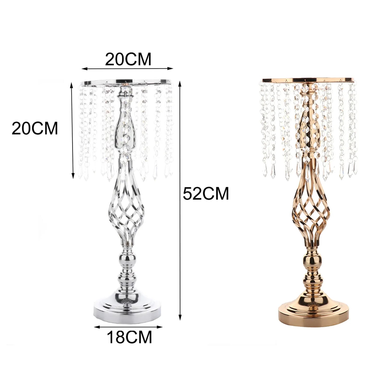 Versatile Candles Holder Table Wedding Flower Vase Stand Candlesticks Tealight Candle Holders Home Party Holiday Table Decor