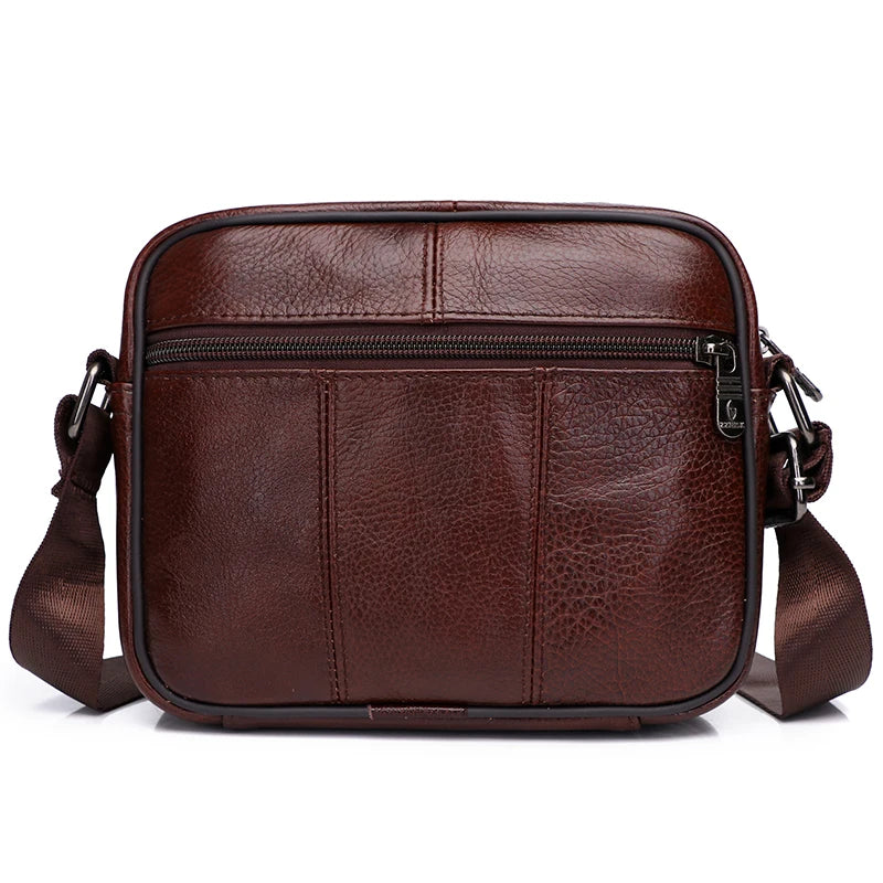 Men's Genuine Leather Shoulder Bag Messenger Bags Men's Bag 2020 Fashion Flap Crossbody Handbag Male Leather Shoulder Bags KSK