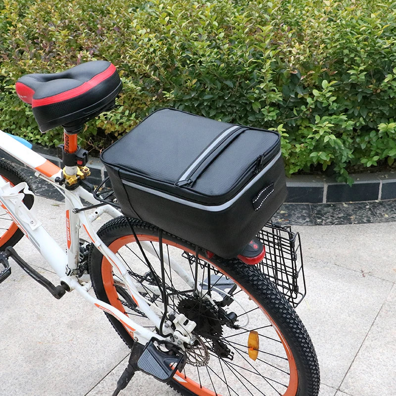 Back Seat Bag Waterproof Electric Bicycle Camel Bag Rear Shelf Bag Mountain Bike Tail Bag Special Camel Bag Equipment a6399