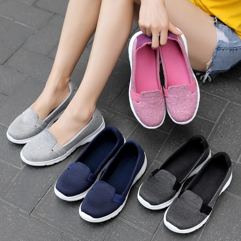 Women Flats Loafers Shoes Woman Comfortable Casual Ladies Shoes Sneakers Women Slip-on Ballerina Flats Shoes Zapatillas Mujer