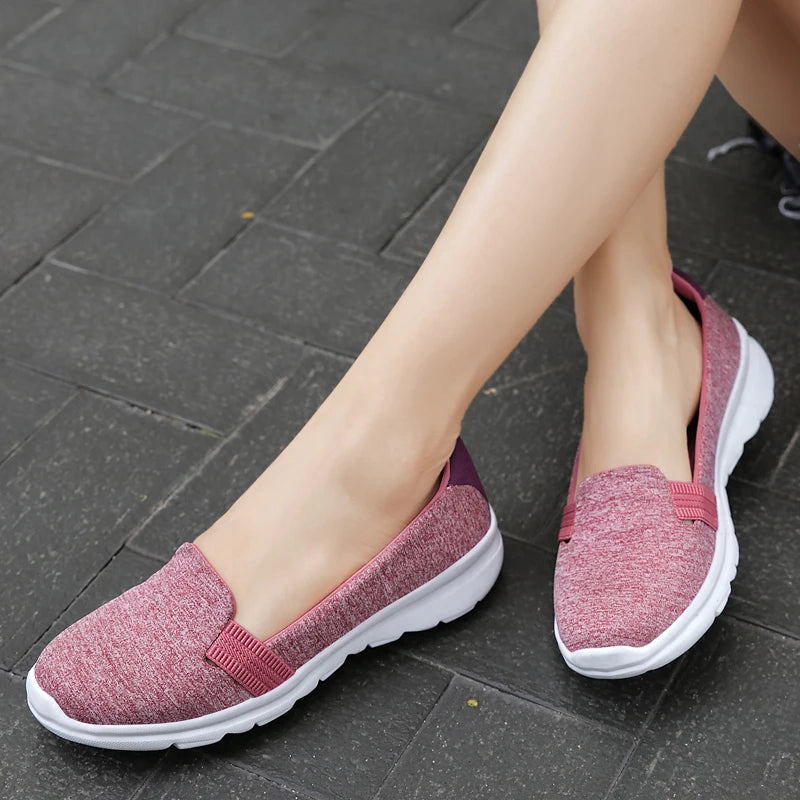 Women Flats Loafers Shoes Woman Comfortable Casual Ladies Shoes Sneakers Women Slip-on Ballerina Flats Shoes Zapatillas Mujer