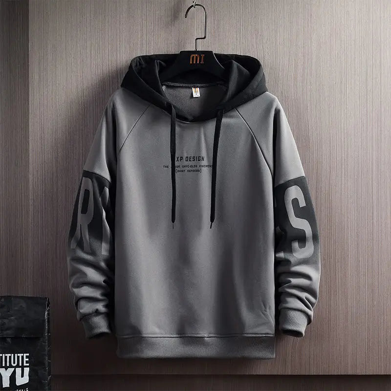 Spring Autumn Men's Hoodies Kpop Fashion Harajuku Letter Print Hoodies Sweatshirts Men Streetwear Trend Men Clothing Hoodies Men