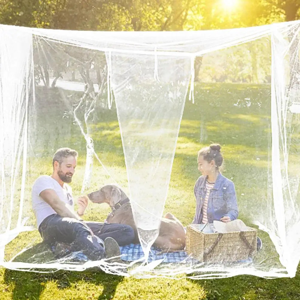 Luxury Mosquito Net Bed Canopy Tent Square Netting Curtain For Camping Screen House Home Bedroom Baby Adults Hanging Decor