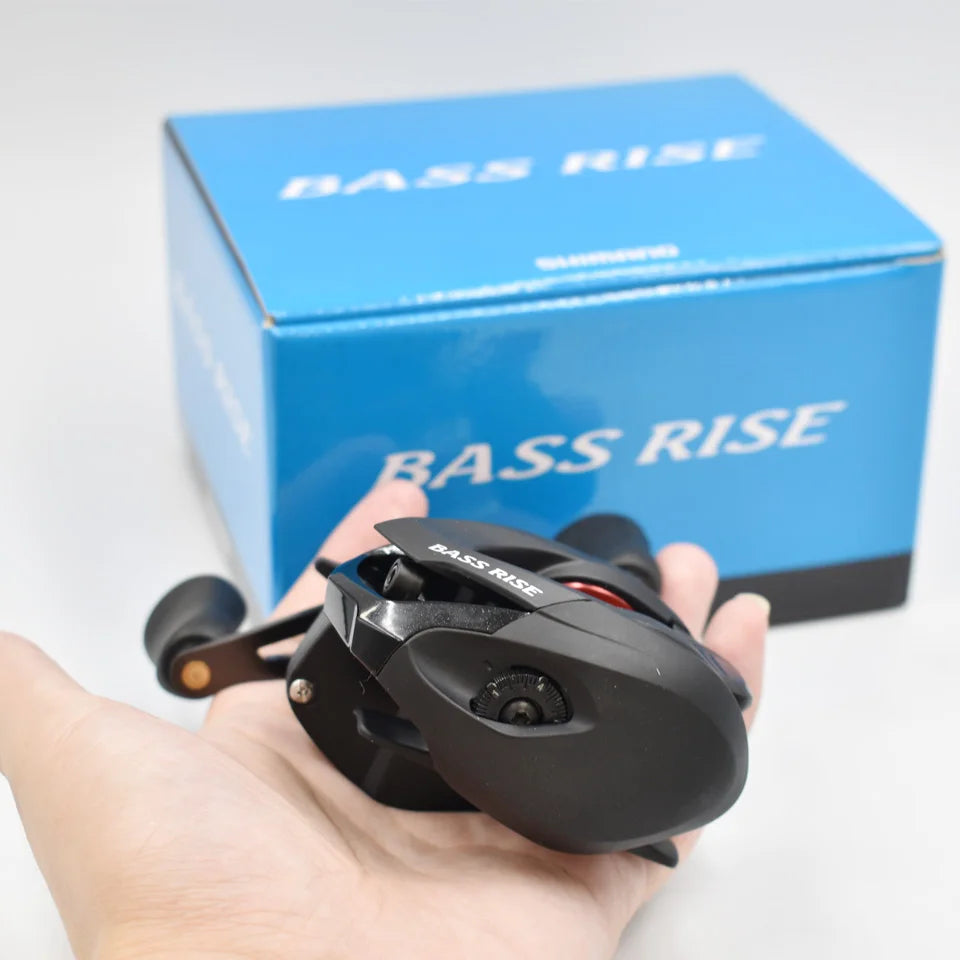 SHIMANO BASS RISE Baitcasting fishing reel 7.2:1 5.0kg Power spool Smooth light fishing reels