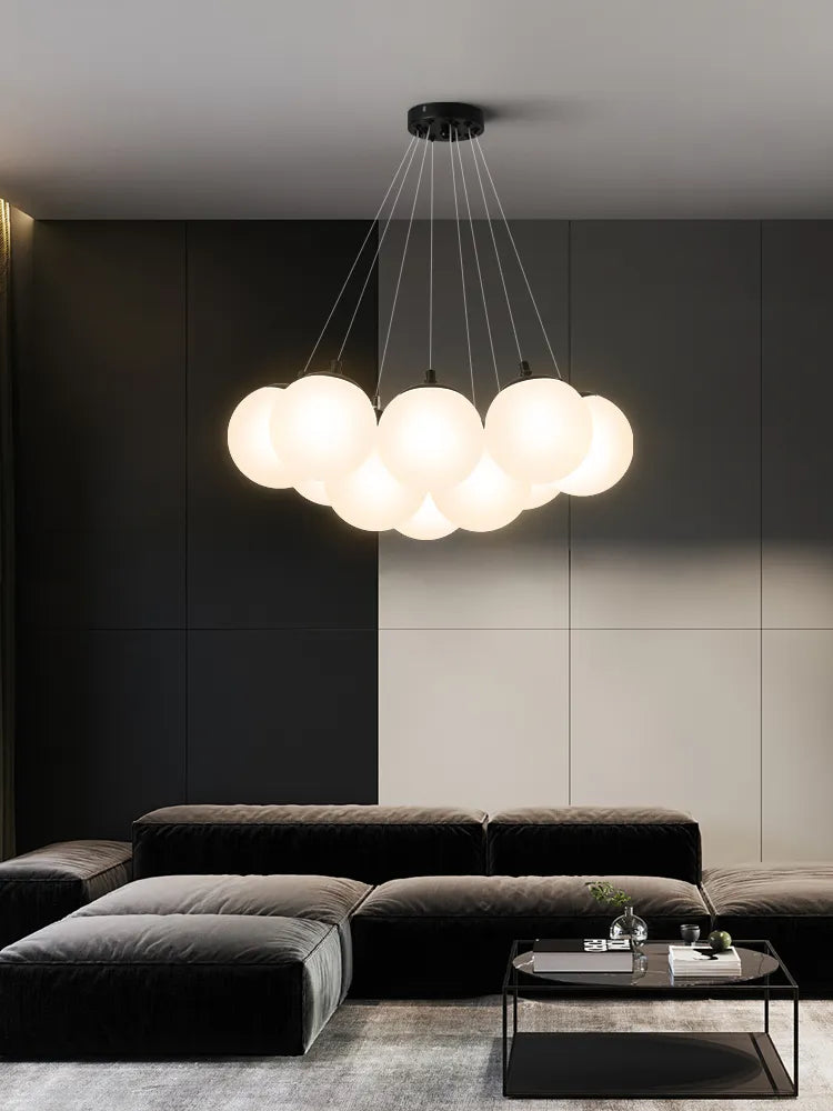 Art Decor Glass Ball Pendant Lights  Modern Living Room LED Pendant Lamp Nordic Bedroom Light Fixture Lusters Luminaire Lampara