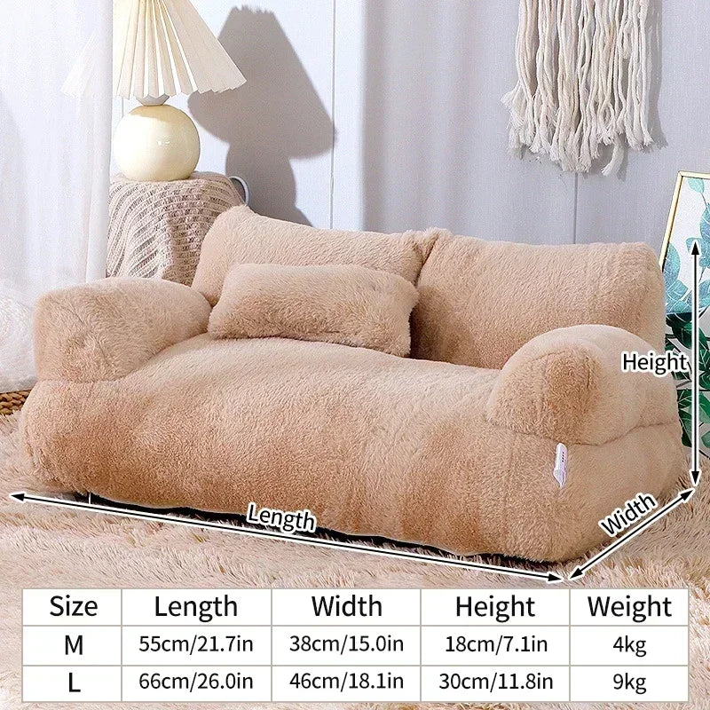 Cat Bed Sofa Super Soft Pet Sleeping Cushion Detachable Non-slip Cat Bed Puppy Kitten Sleeping Supplies Camas Y Muebles 고양이 방석