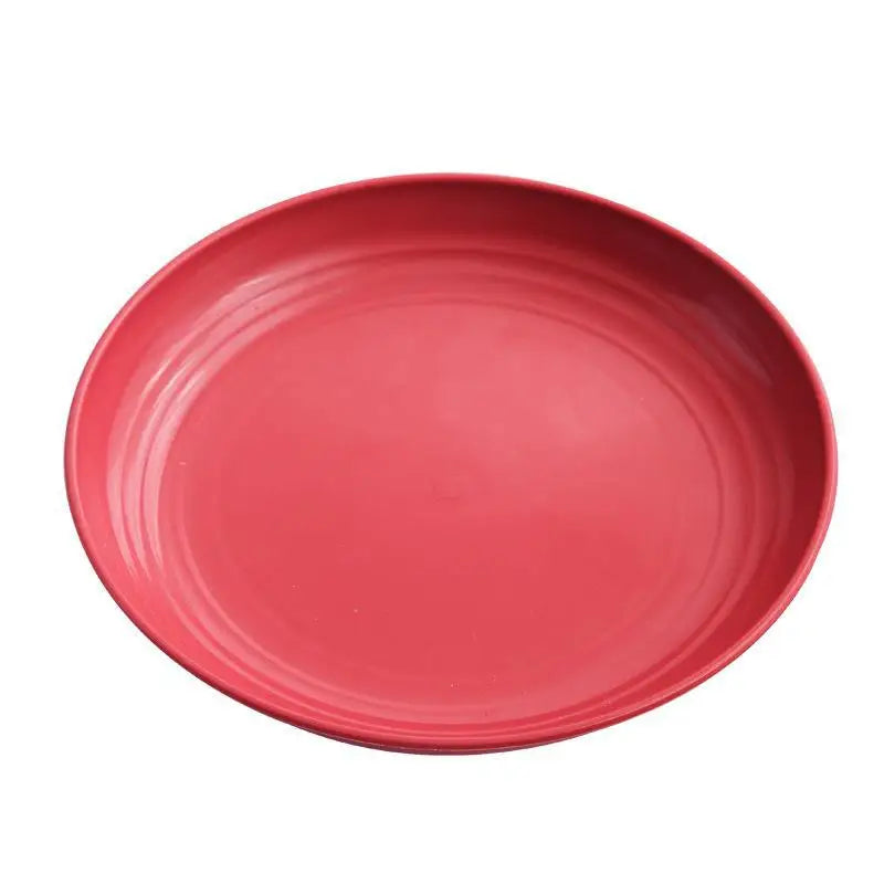 Wheat Straw bone spitting plate Household garbage tray Fruit bowl Snack plate kitchen plates sets dinner plates dishes