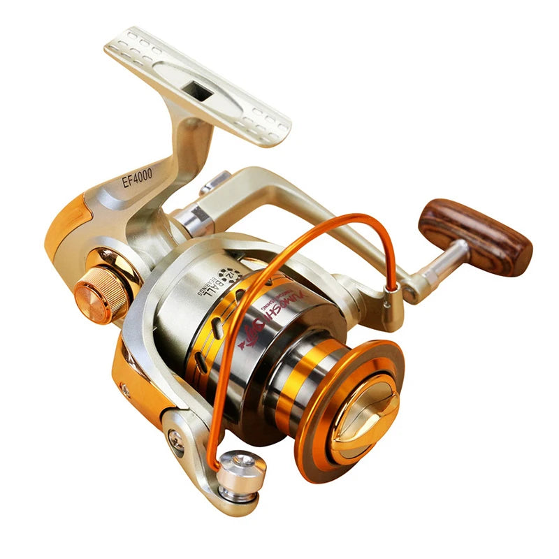 2023 New series Distant Wheel Metal Spinning Fishing Reel 5.5:1 12 Bearing Balls Fishing Wheel Rotate the spool Fishing coil