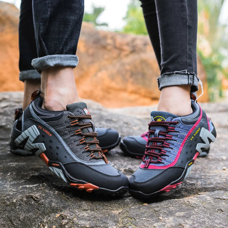 Professional Hiking Shoes Men 2023 Couple Classic Hiking Boots Women Anti Slip Unisex Mountain Tracking Shoes Man New Arrivals