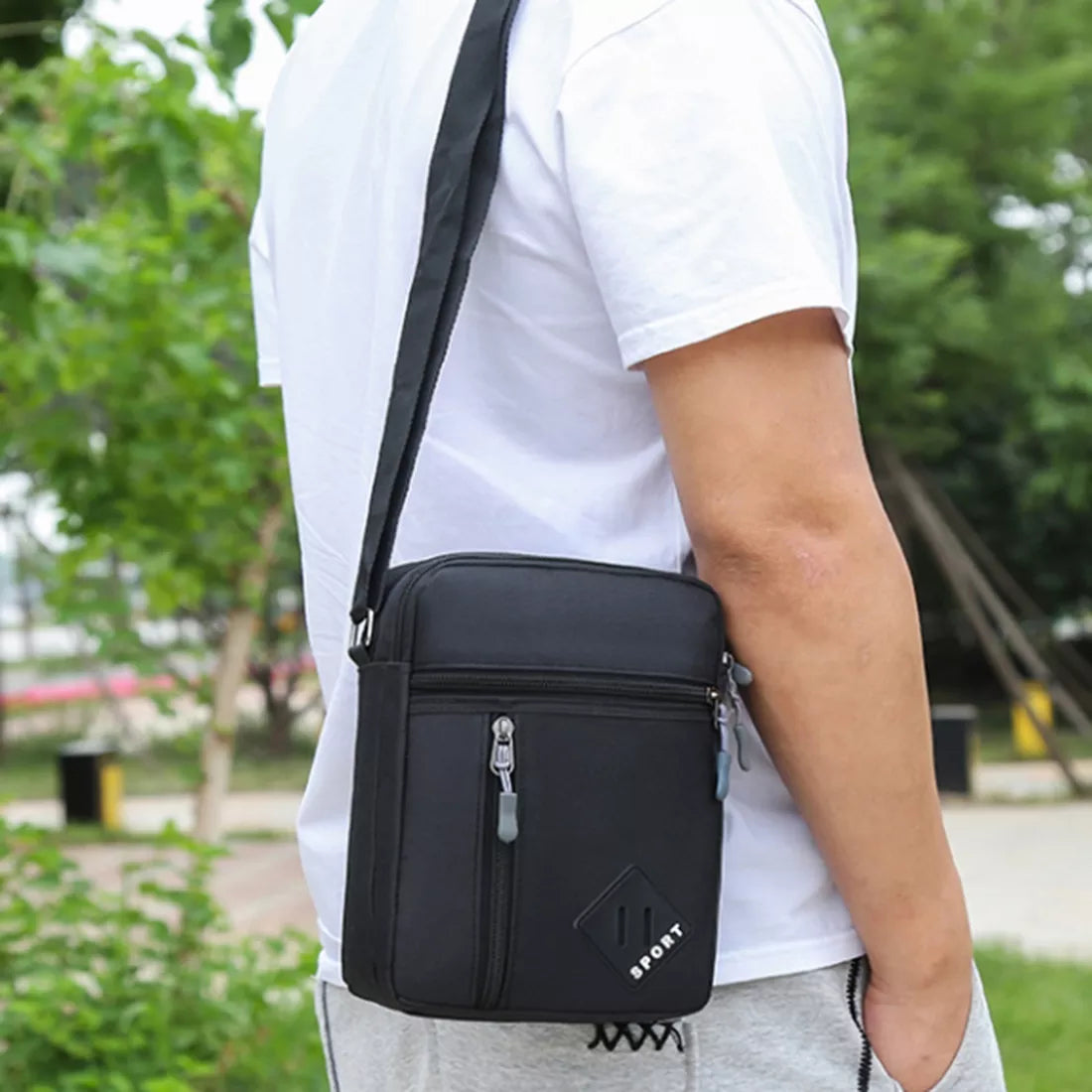 2022 Men's Messenger Bag Crossbody Shoulder Bags Men Small Sling Pack For Work Business Waterproof Oxford Packs Satchel Purse