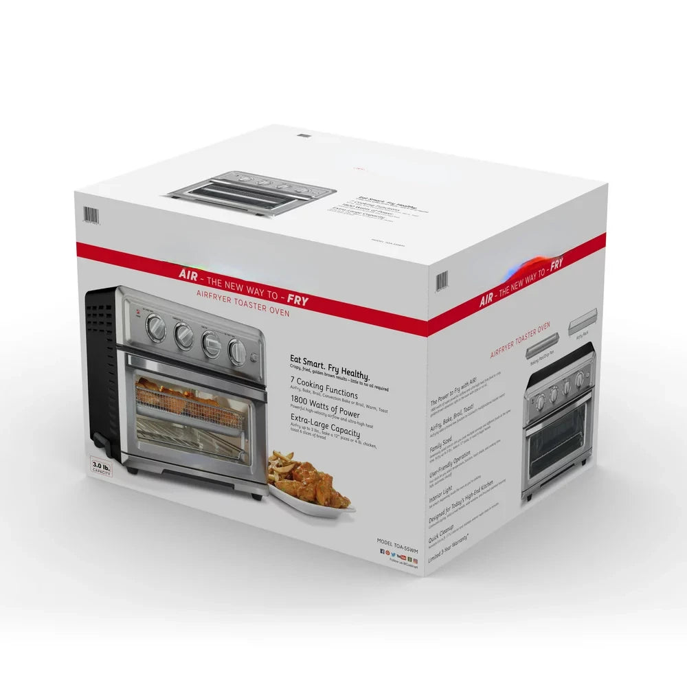 Toaster Oven TOA-55WM with Air Fry,  Large Capacity 17 Liters