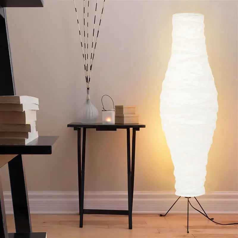 Lamp Paper Floor Shade Cover Light Lampshade Shades Rice Standing Table Japanese Simple White Replacement Tall Lamps Style