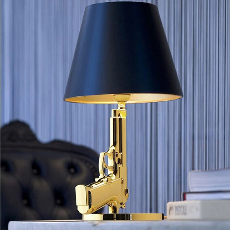 AK47 Floor lamp postmodern creative lamp LED designer Corner Light for Living Room reading Bedroom Bedside gold floor lamp