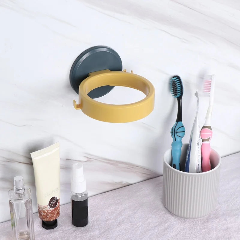 Hair Dryer Straightener Holder Wall Mounted Shelf With Strong Back Glue For Bathroom No Drilling Wire Hanger Strong Adhesive