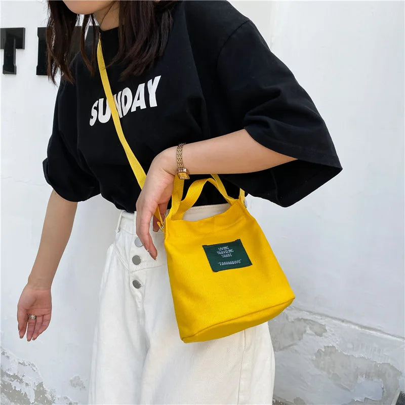 Women Canvas Messenger Bag Japan Style Girl Small Bag Shoulder Bags Female Crossbody Student Bag Purse Phone Bag сумка женская