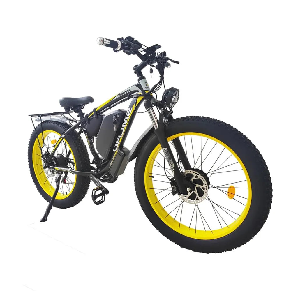 2000W Double Motor Powerful Electric Bicycle Smlro XDC600 Pro 48V 22.4Ah 35MPH 26 inch fatbike Electric Mountain Bike For Adult