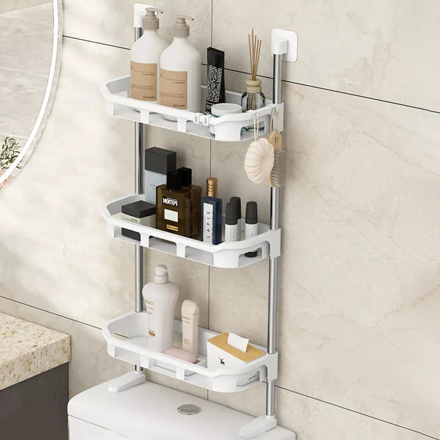 Shelf Above The Toilet Tank,Toilet Rack,Punch-free Multi-functional Storage Rack With Supporting Feet Bathroom Accessories