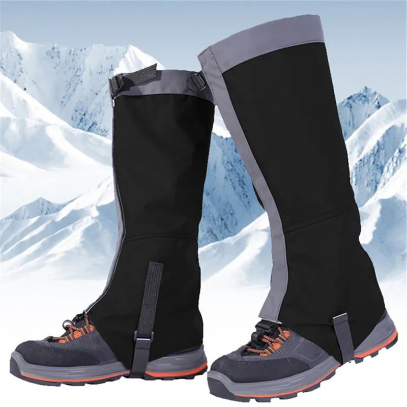 Men Women Outdoor Snow Kneepad Skiing Gaiters Hiking Climbing Leg Protection Sport Safety Waterproof Leg Warmers