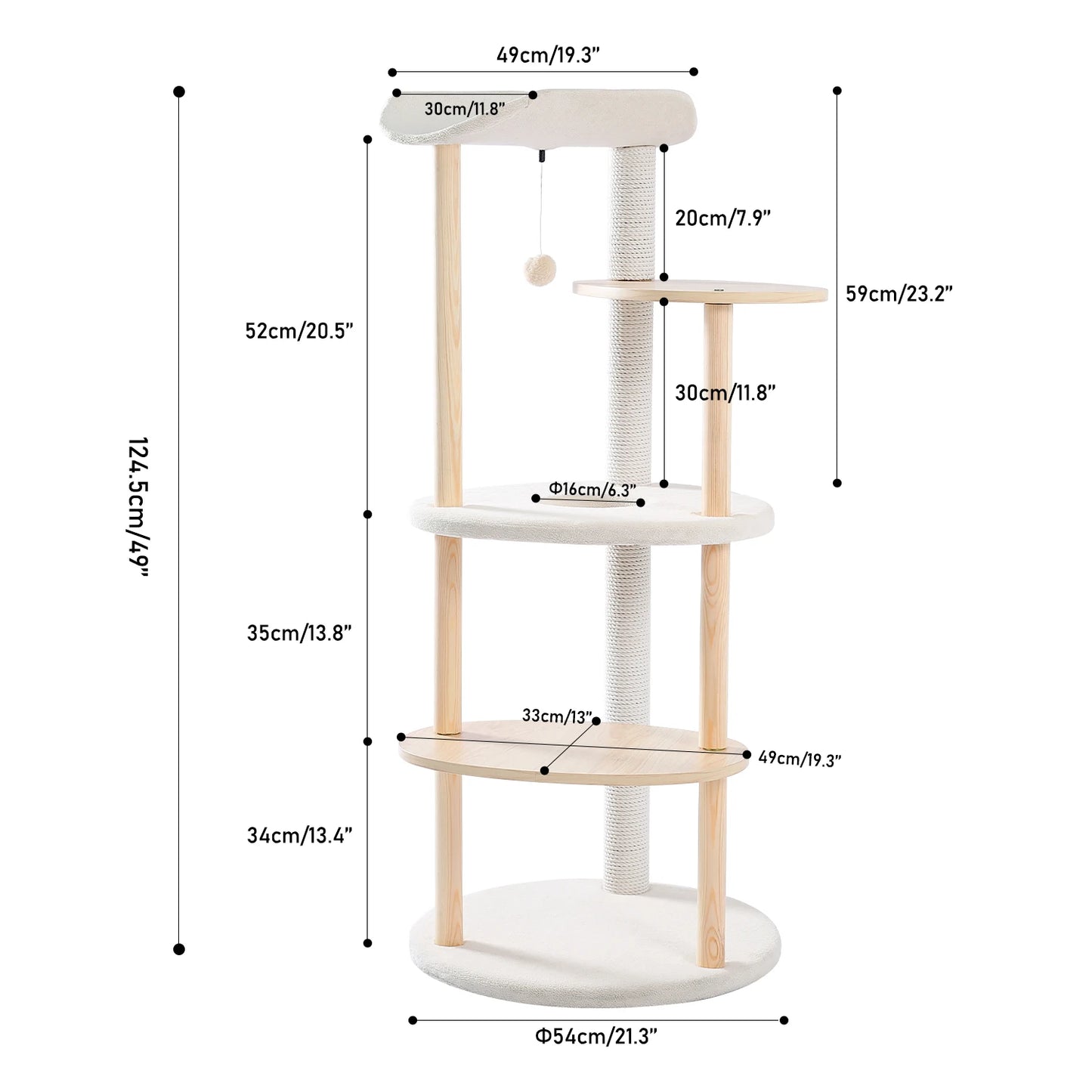 Cat's House Scratcher Home Furniture Cat Tree Towel Pets Hammock Climbing Frame Toy Spacious Perch for Dropshipping