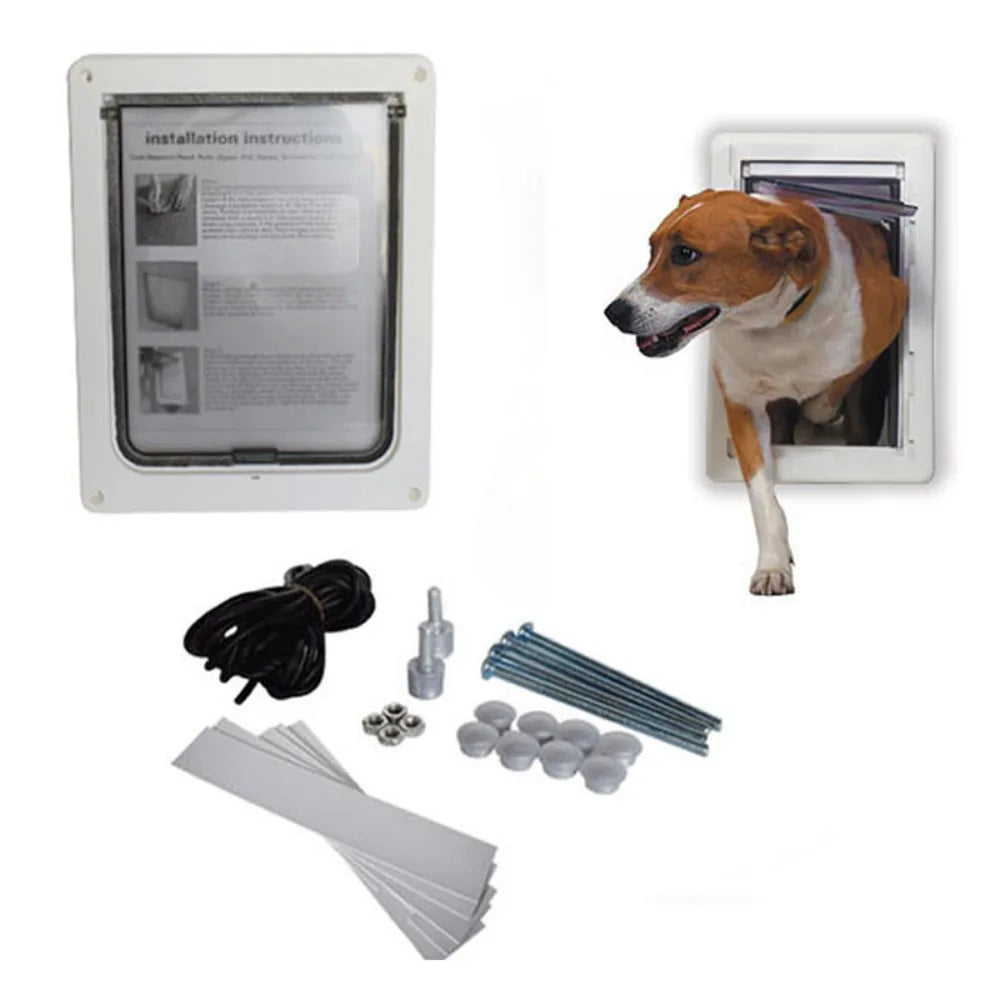 Magnetic For Large Medium Dogs Without Burrs Security Free Entry Pet Screen Door Cat Screen Door Flap Door Pet Supplies