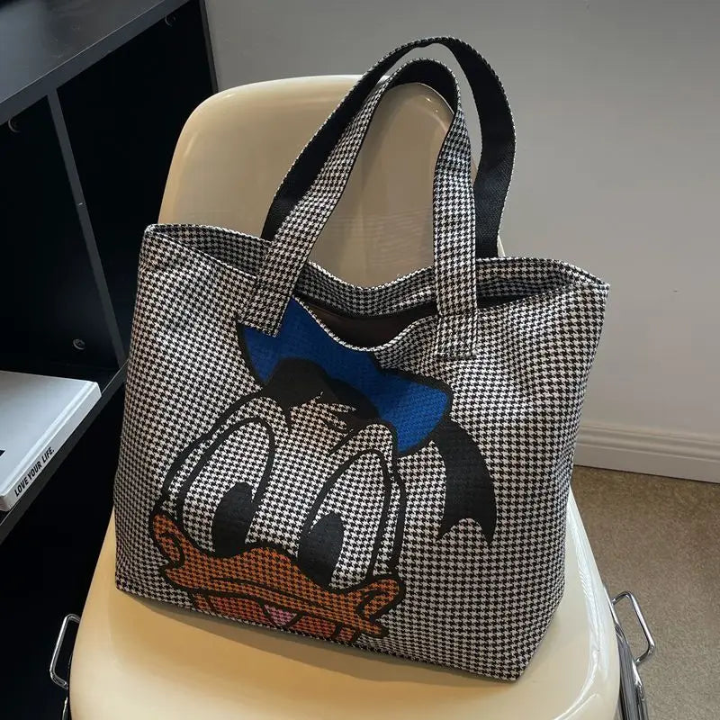 Disney Mickey New Women's Handbag Luxury Brand Cartoon Women's Bag Large Capacity Multifunctional Fashion Tote Bag Shopping Bag