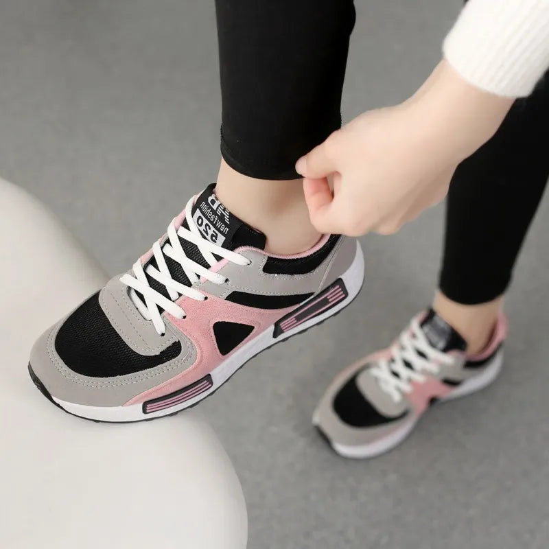 Sneakers Women Shoes 2020 Breathable Mesh Casual Sports Shoes Woman Lace-up Autumn Ladies Shoes Women Sneakers Zapatos De Mujer