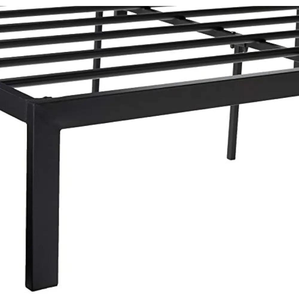 ZINUS Cherie Faux Leather Classic Platform Bed Frame with Steel Support Slats, Bedroom Furniture, Queen Bedframe