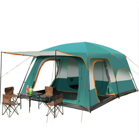 YOUSKY 8-12 People European Large Luxury Wind Resistant Rainproof Family Camping Tent Outdoor Tent