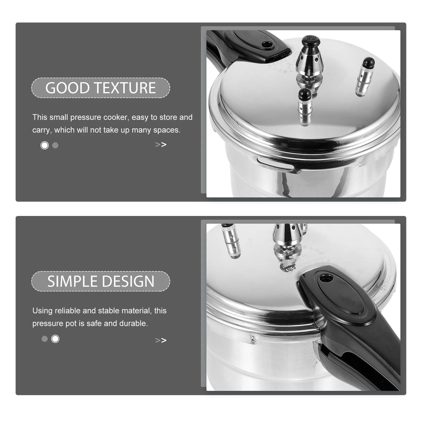 Pressure Cooker Pot Canning Stove Cooking Induction Top Gas Steamer Instant Canner Aluminum High Steaming Stewing Jars Tall Cook