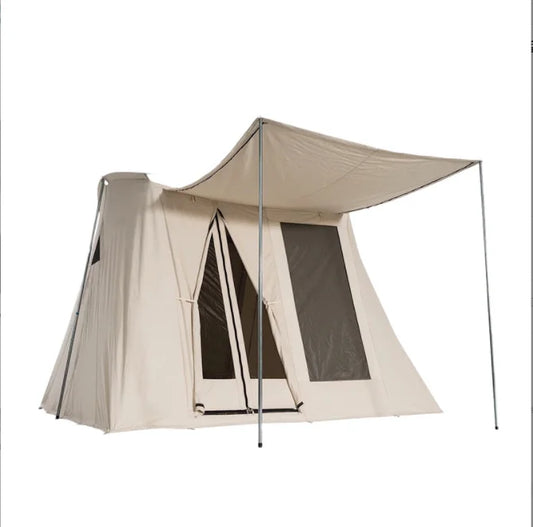 Hot Selling Safari Canvas Tents Luxury Glamping Waterproof Instant Cabin Camping Tent For Hiking