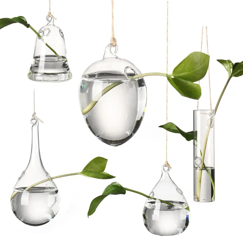 Creative Garden Hanging Glass Ball Vase Hydroponics Flower Plant Pot Terrarium Container Party Wedding Home Decoration