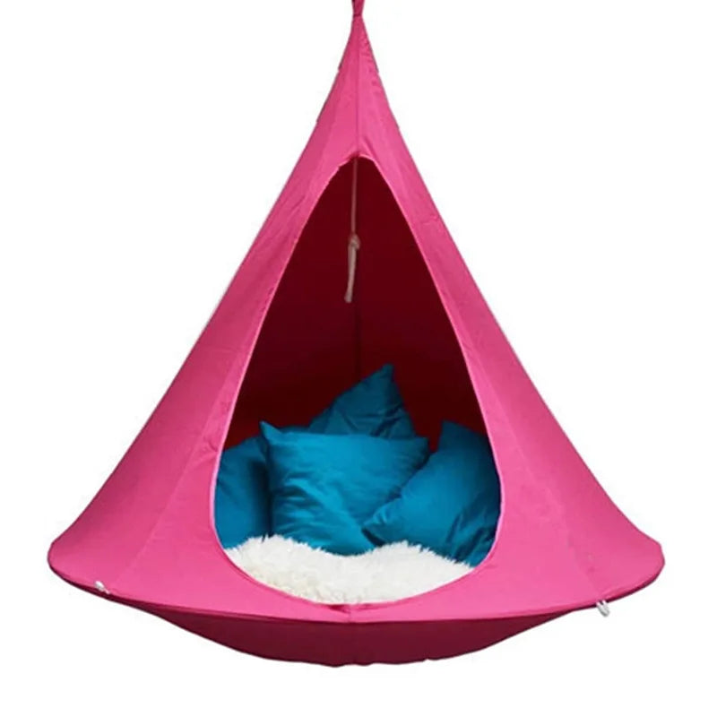 Outdoor Hanging Hammock Tent Conical Swing Chair Scenic Spot Resort Lazy Leisure Car Hang House Exprot to Japan US and Korea