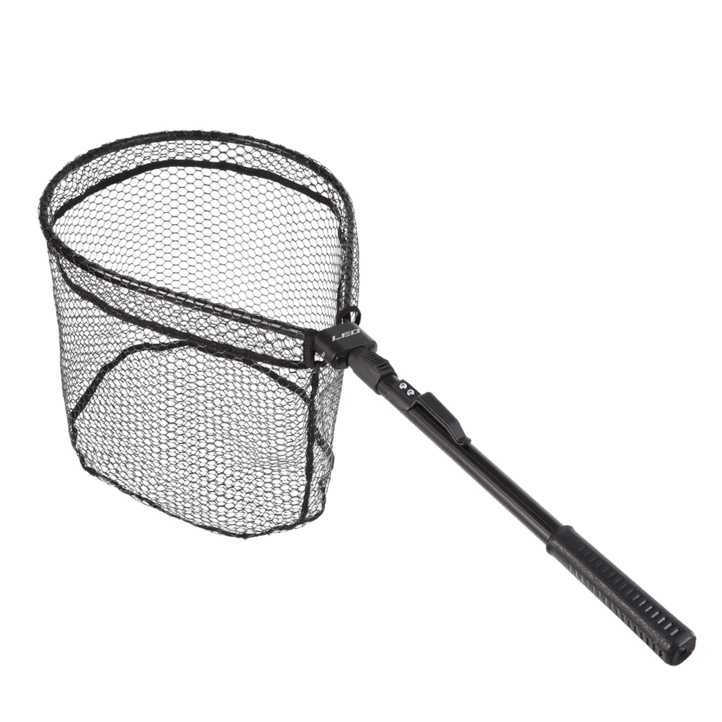 Aluminum Alloy 80cm Retractable Fishing Net Telescoping Foldable Landing Net Pole Folding Landing Net For Fly Fishing