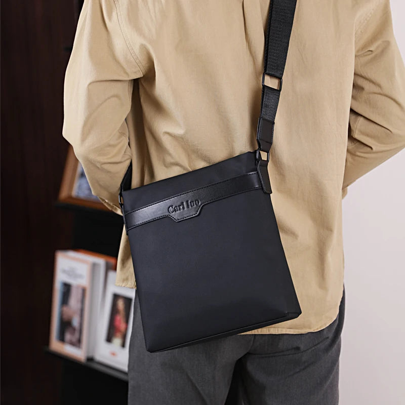 Fashion Casual Business Style Men's Bag High Quality Nylon Fabric Man Messenger Bag Stylish Elegant Men's Handbag Shoulder Bag