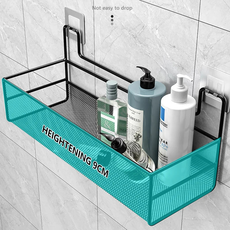 Bathroom Shelves No-drill Wall Mount Corner Shelf Shower Storage Rack Holder for WC Shampoo Organizer Bathroom Accessories