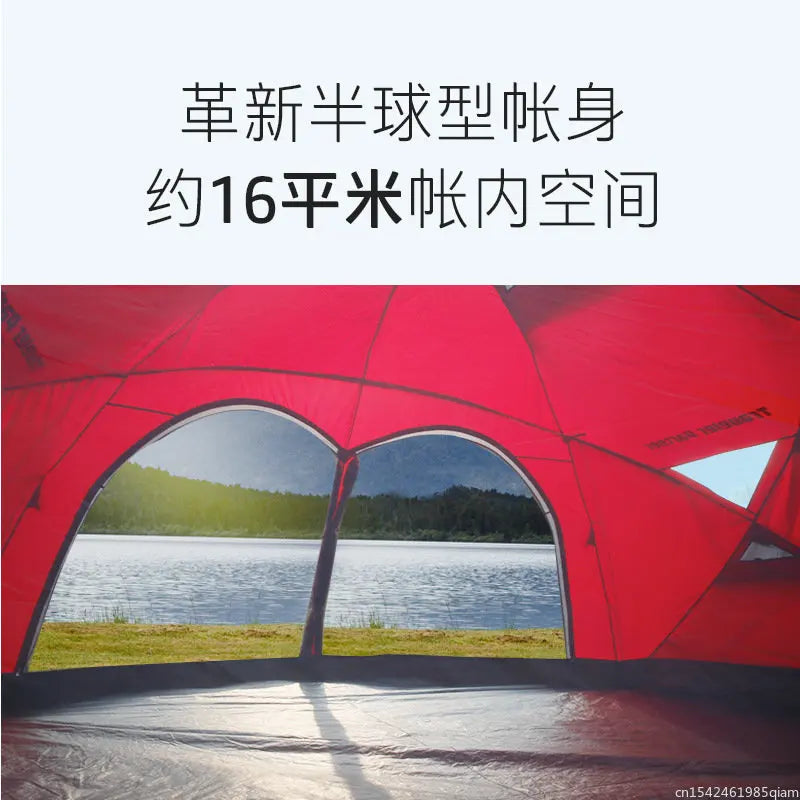 5-8-12 Outdoor Luxury Multi-Person Large Dome Tent Outdoor Climbing Park Grassland Yurt Canopy Tent 1Room With Big Space