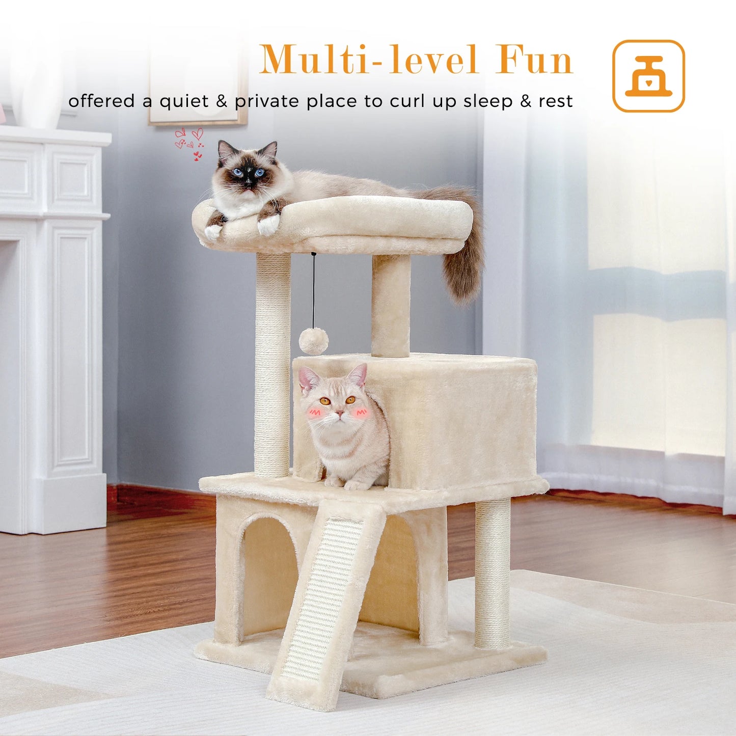 Domestic Delivery Cat Climbing Frame Cat Scratching Post Tree Scratcher Pole Furniture Cat Toy plac zabaw dla kota Pet Products