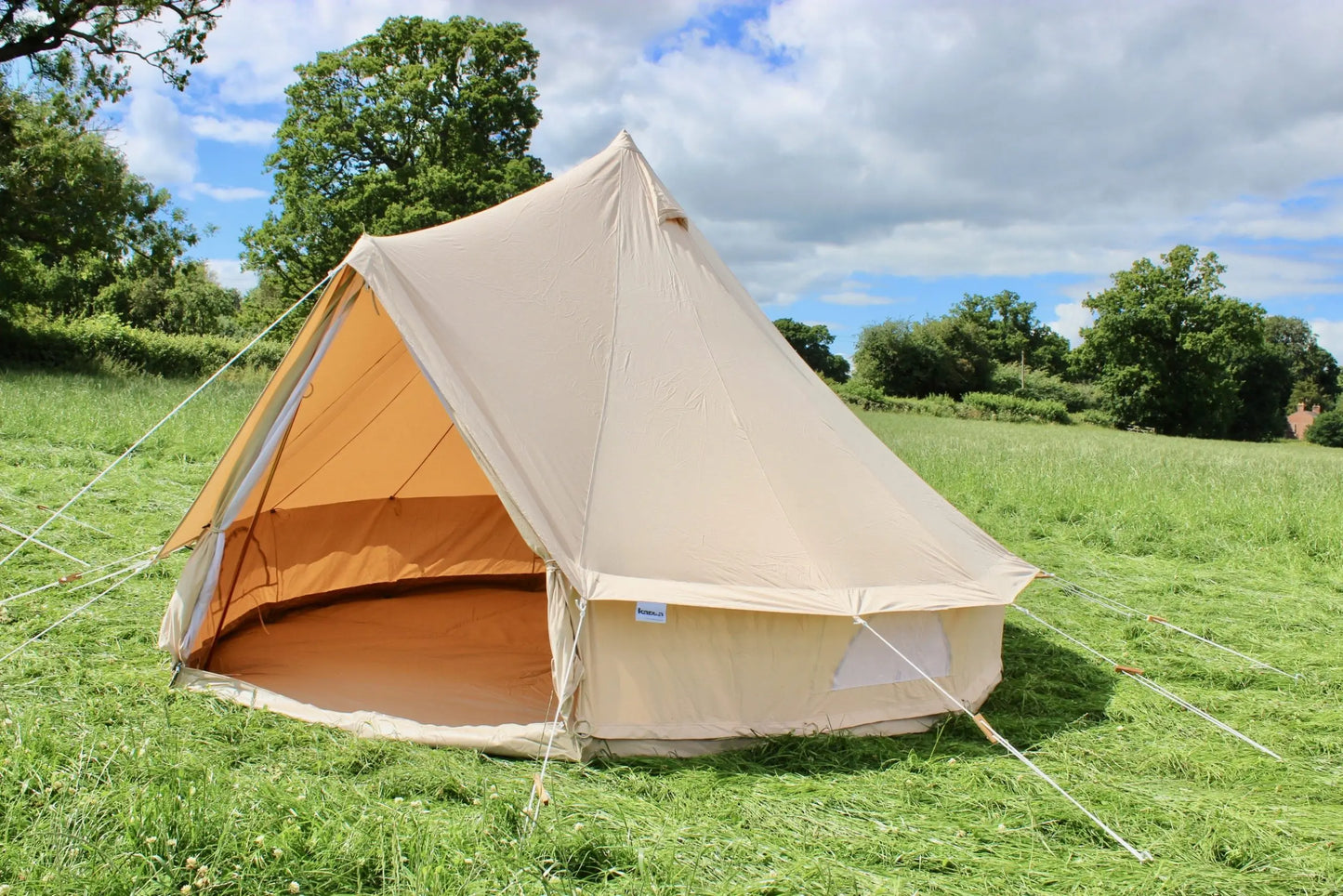 3m 4m 5m 6m 7m Waterproof Cotton Canvas Glamping Luxury Yurt Double Wall Bell Tent