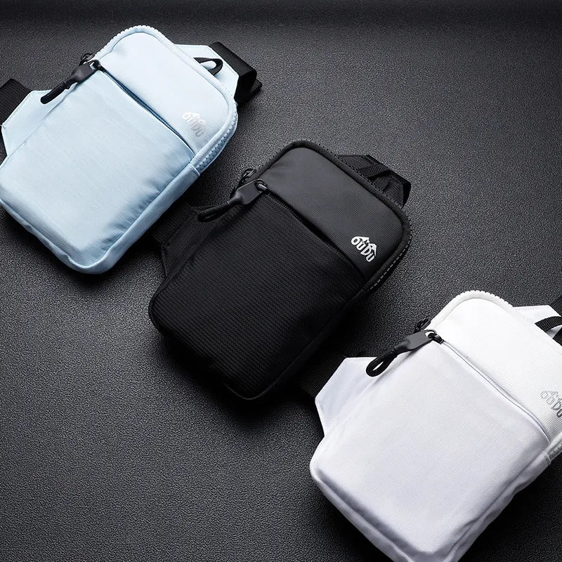 1Pc New Men Shoulder Chest Bag Nylon Waterproof Mini Side Bag For Men Bolsa Outdoor Sports Cell Phone Bag Women'S Waist Bags