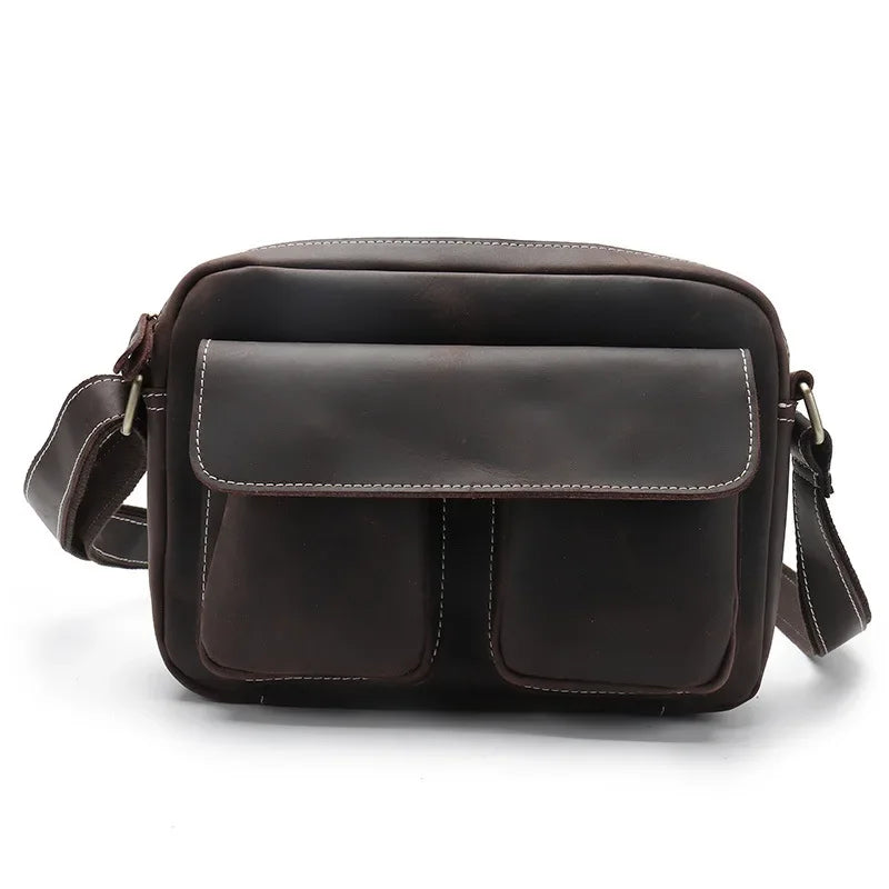 Brand designer luxury bag Men's Messenger Bag Casual Cow leather Bag Shoulder Bag handbags small bag Crossbody Bag Father's Day