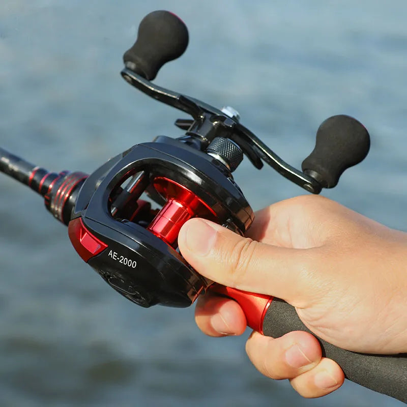 Baitcasting Reel 6.3/7.2:1 8KG Max Drag Fishing Reel For Bass in ocean environment 48 Hours Reel Fishing Accessories