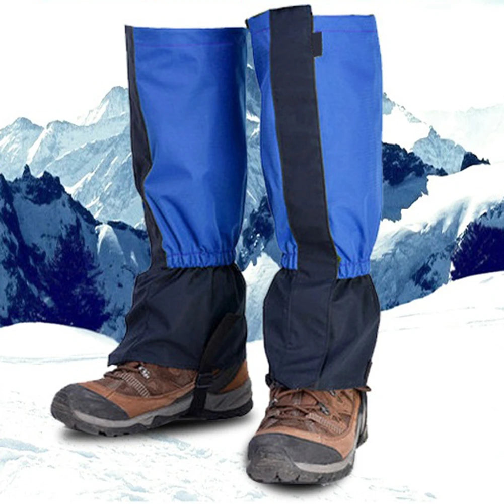 Outdoor Hiking Boot Gaiter Waterproof Snow Leg /Legging Cover Hunting Climbing Adjustable Elastic Bands Winter Sport Accessories