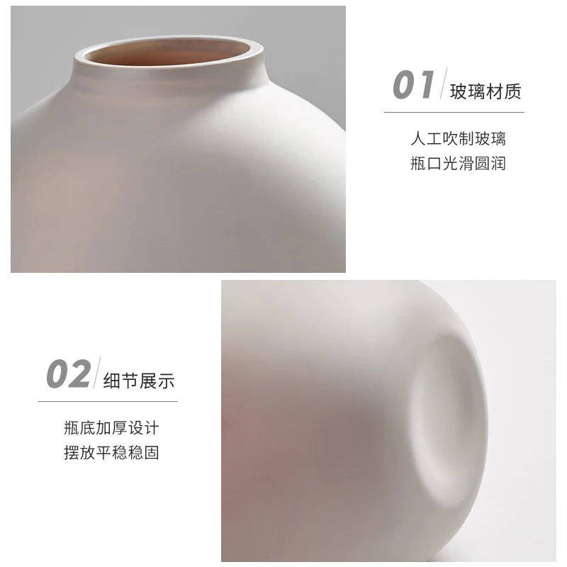 Home Decoration Accessories Modern Flower Vase Vases for Flowers Ceramic Vase Small Living Room Decoration Office Decoration