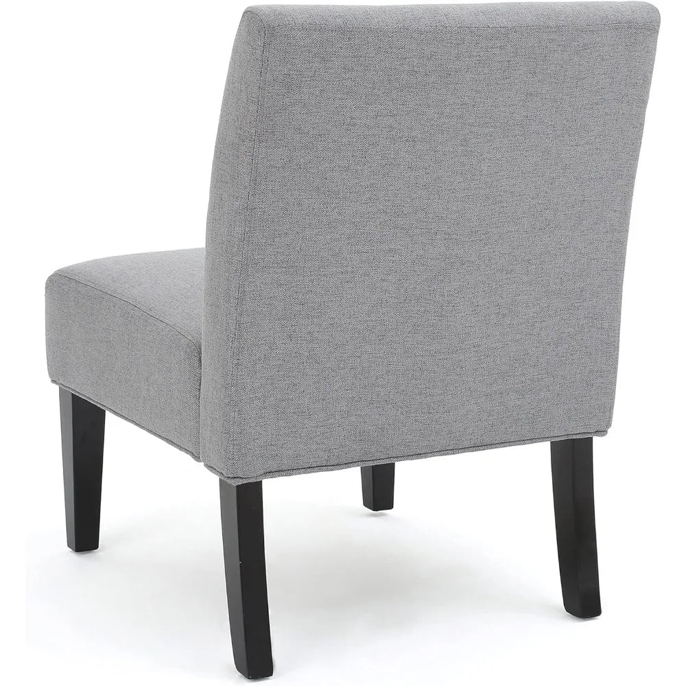 Home Kassi Fabric Accent Chair Furniture Grey Living Room Chair Floor