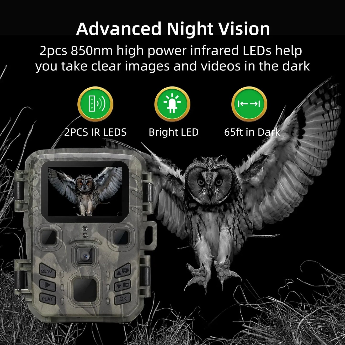 Mini301/Wifi301 Hunting Camera APP Control Trail Camera Wireless Bluetooth 24MP 1296P Night Vision Motion Wildlife Traps Photo