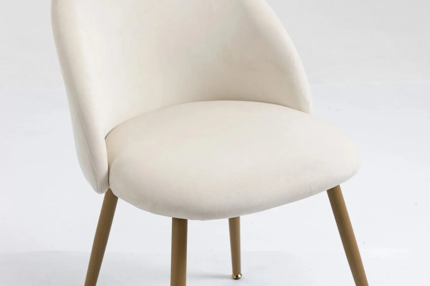 Modern Accent Chair, Cream White