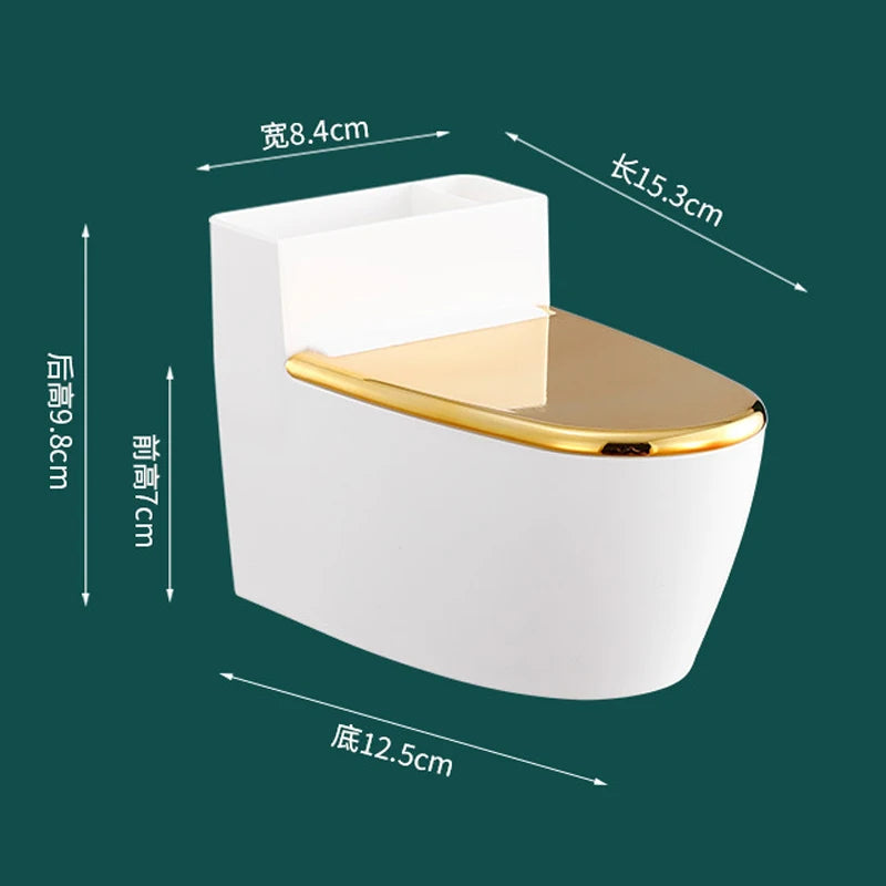 Creative Toilet Ashtray Home Bathroom Storage Cigarette Case with Lid Wall-mounted Plastic Ashtray Suitable for Home Office Use