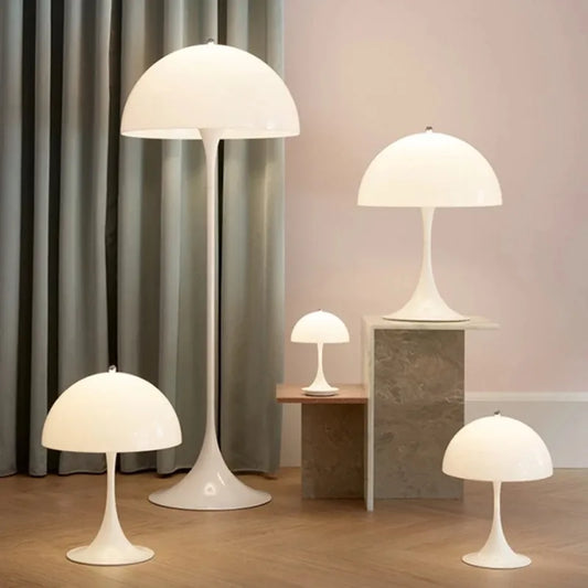 Modern White Mushroom Floor Light for Livingroom  Bedside Lamp Home Decor Standing Table Lamp Reading Lighting Fixtures