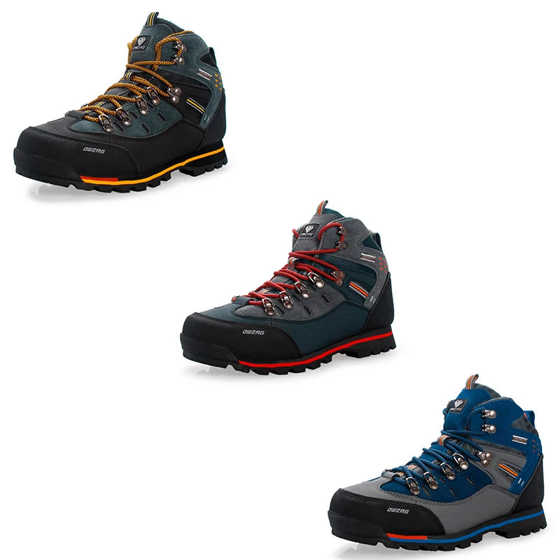 Hiking Boots Men Waterproof High Quality Outdoor Hiking Shoes Man Non Slip Trekking Boots Men Mountain Climbing Shoes